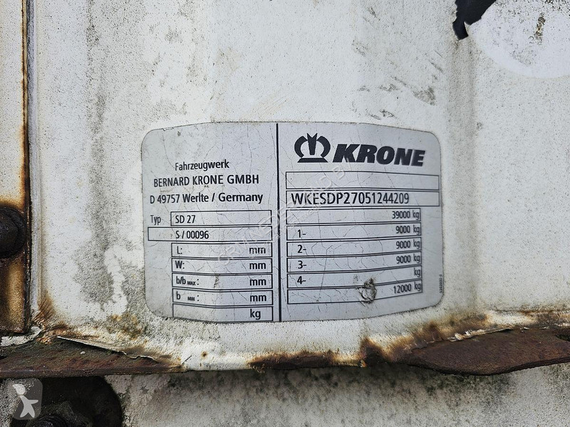 Oplegger Krone 27 | BPW DRUM