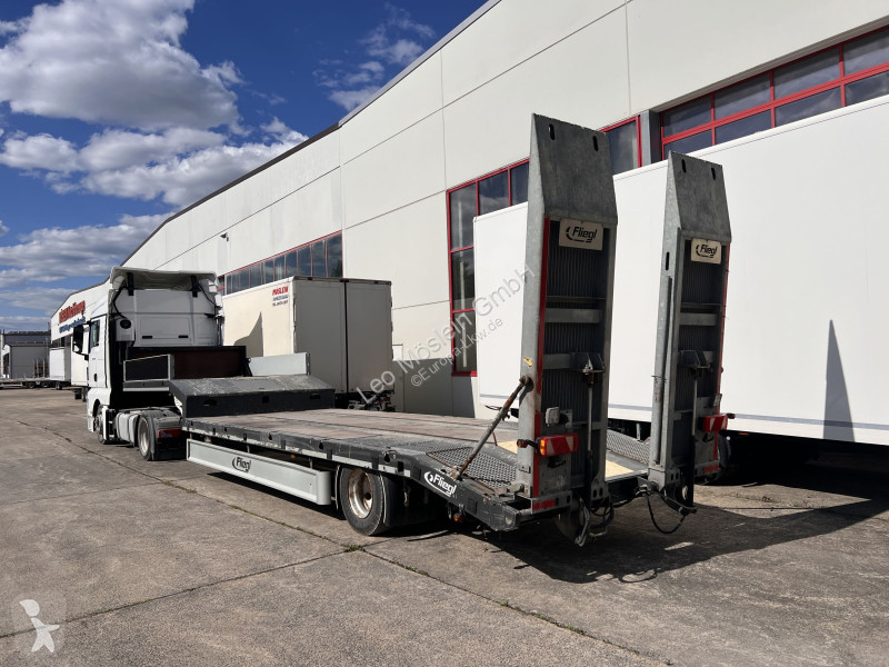 Släp Fliegl SES210  1 Achs Satteltieflader
