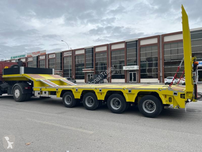 نصف مقطورة Donat 4 axle hydraulic lowbed...