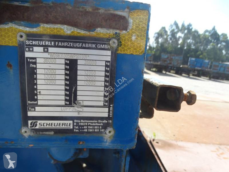 Semi reboque Scheuerle LOSAP350T3