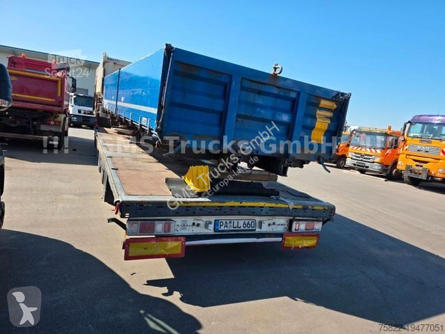 Semiremorca Krone Tieflader Maschinen Transport