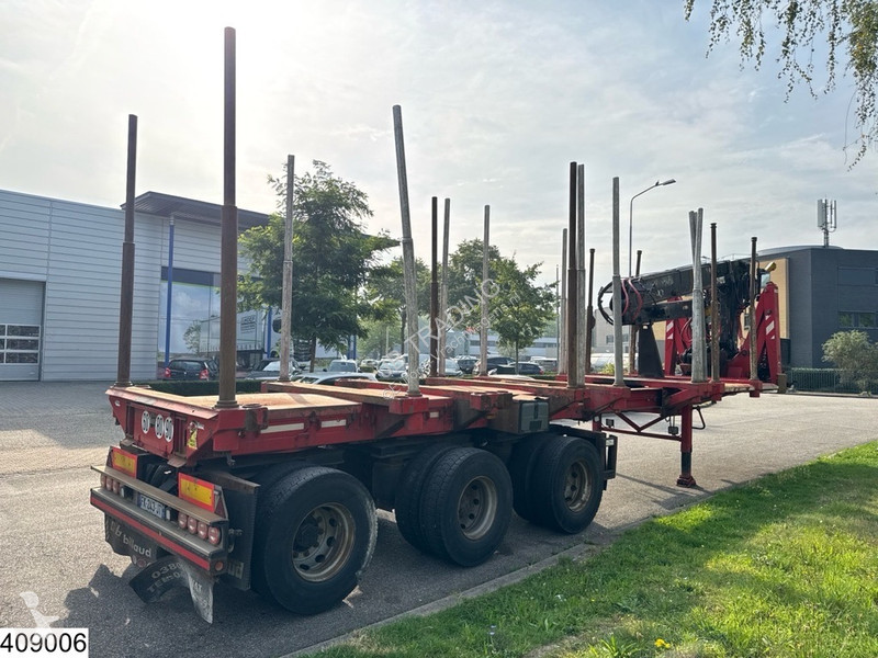 Oplegger Billaud Chassis Wood transport,...