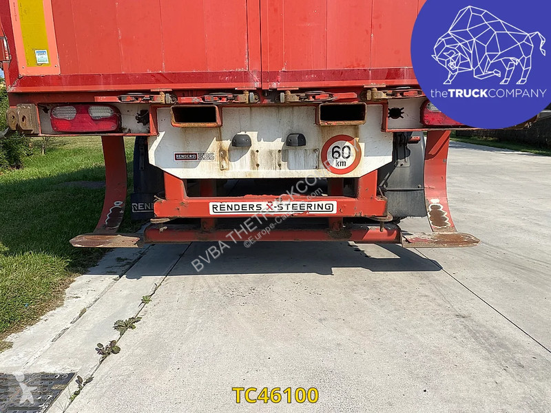 Semitrailer Renders steering axle