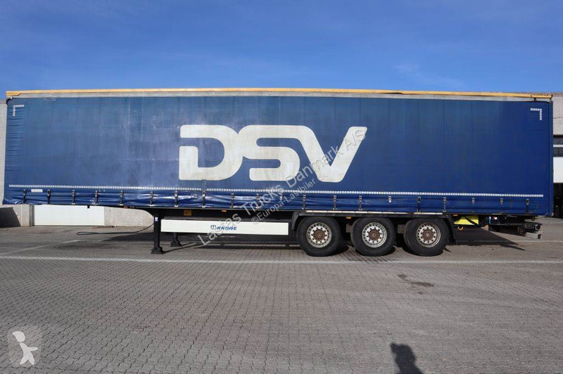 Sættevogn Krone 3 axle curtainside trailer