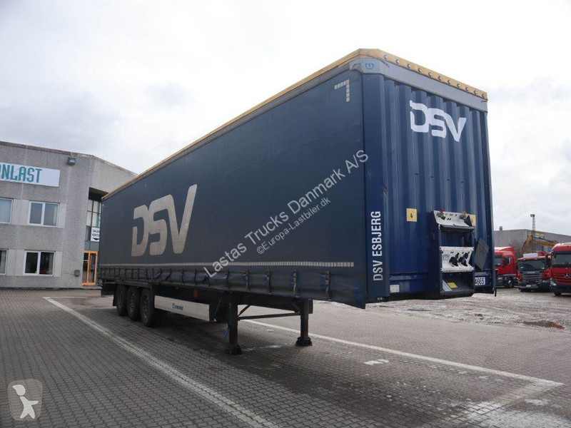 Sættevogn Krone 3 axle curtainside trailer