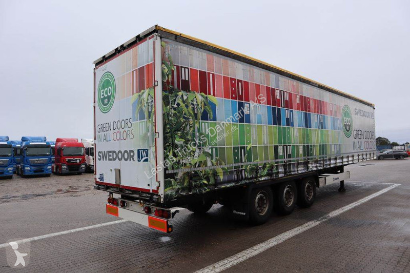 Sættevogn Krone 3 axle curtainside trailer