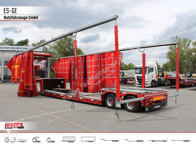 Semiremorca Meusburger 2-Achs-Jumbo-Tiefbett,...