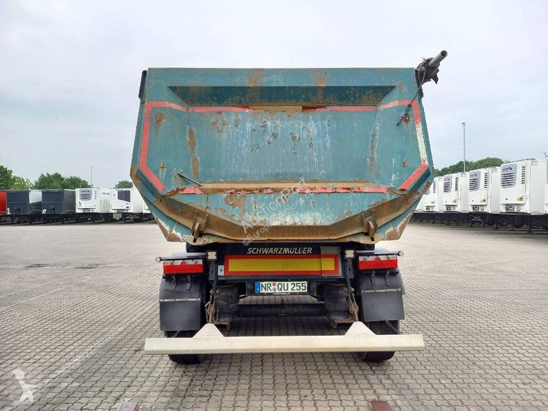 Semitrailer  Kipper Stahlrundmulde