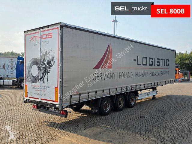 Semitrailer Fliegl SDS01 / Hubdach / EDSCHA /...