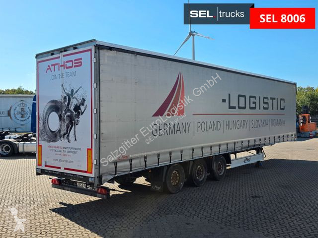 Semitrailer Fliegl SDS01 / Hubdach / EDSCHA /...