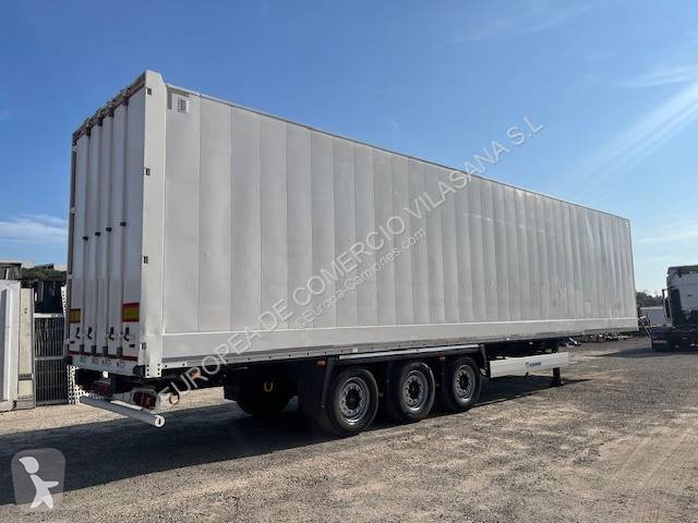 Semitrailer Krone furgon textil