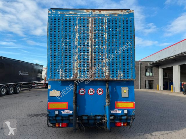 Oplegger Dinkel Gabelstapler-Transporter mit Rampe
