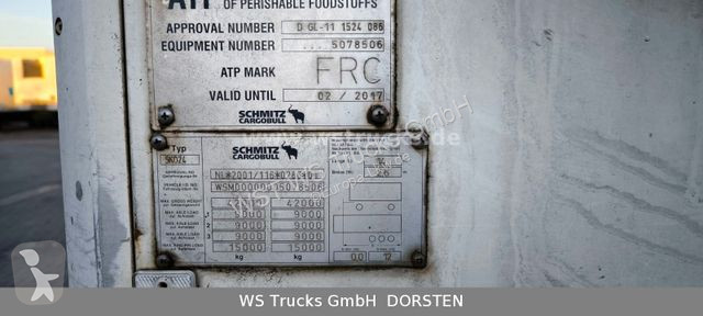 Návěs Schmitz Cargobull 24 Kühlauflieger Vector...