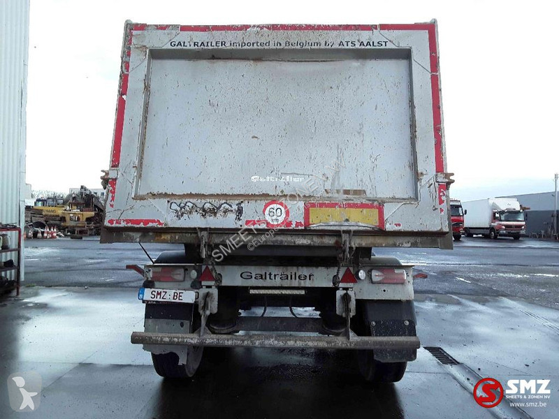نصف مقطورة Galtrailer Oplegger Steel acier