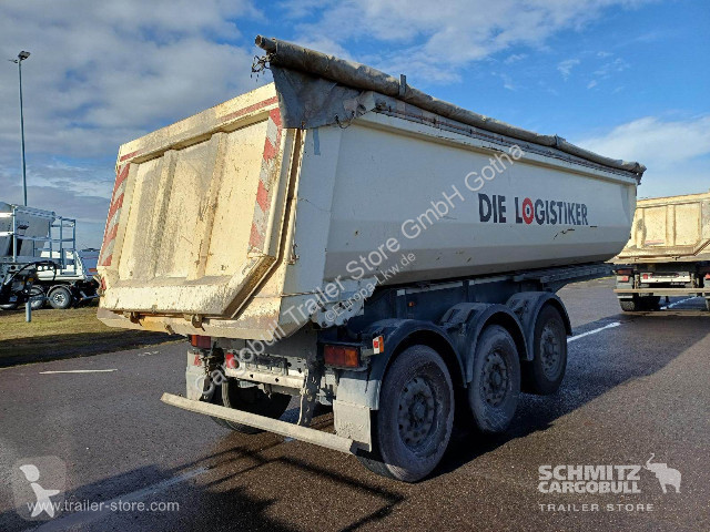 نصف مقطورة Langendorf Kipper Stahlrundmulde 24m³
