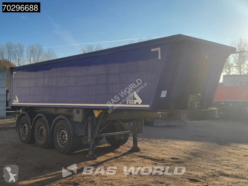 نصف مقطورة Stas S300CX 28m3 Lifting Axle