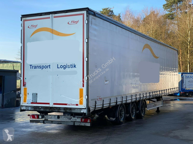 نصف مقطورة Fliegl SDS Mega mit Edscha &...
