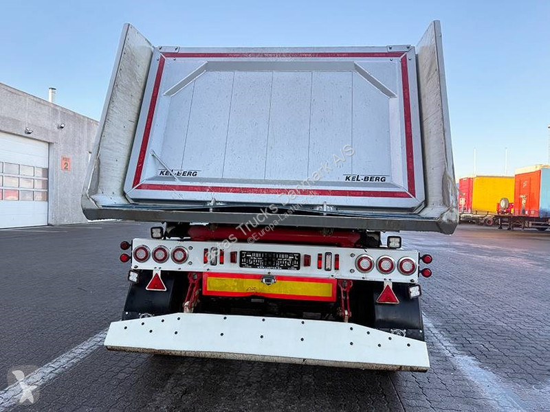 Semi remorque Kel-Berg Tipper / Alukastenmulde...