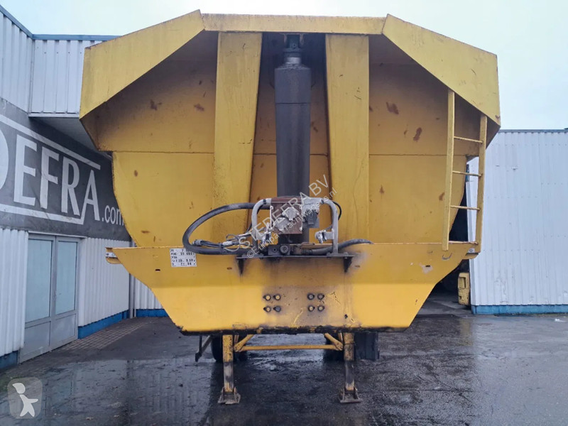 نصف مقطورة Kaiser 2 axle , Steel tipper trailer...
