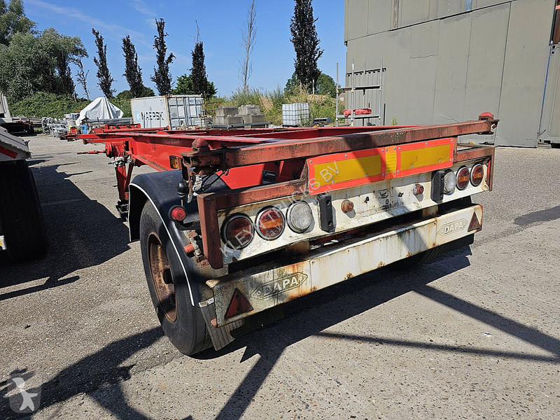 نصف مقطورة Dapa 20 FT CONTAINER 1 AXLE BPW DRUM