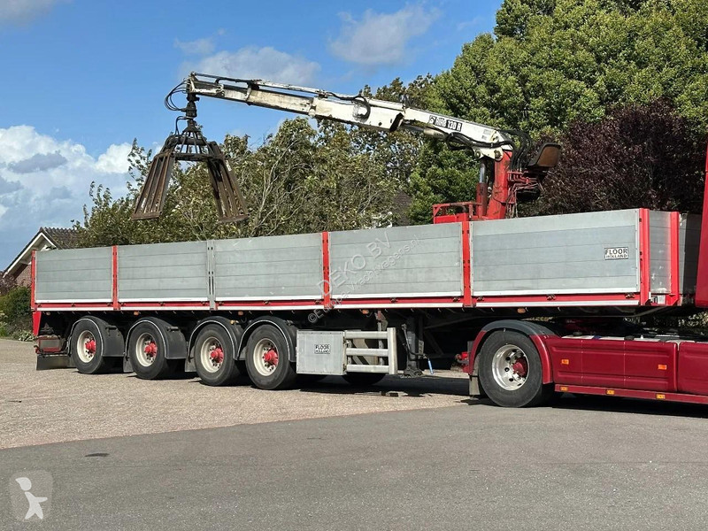 نصف مقطورة Floor 4 assen 130r KLEM 4 assen Hiab...