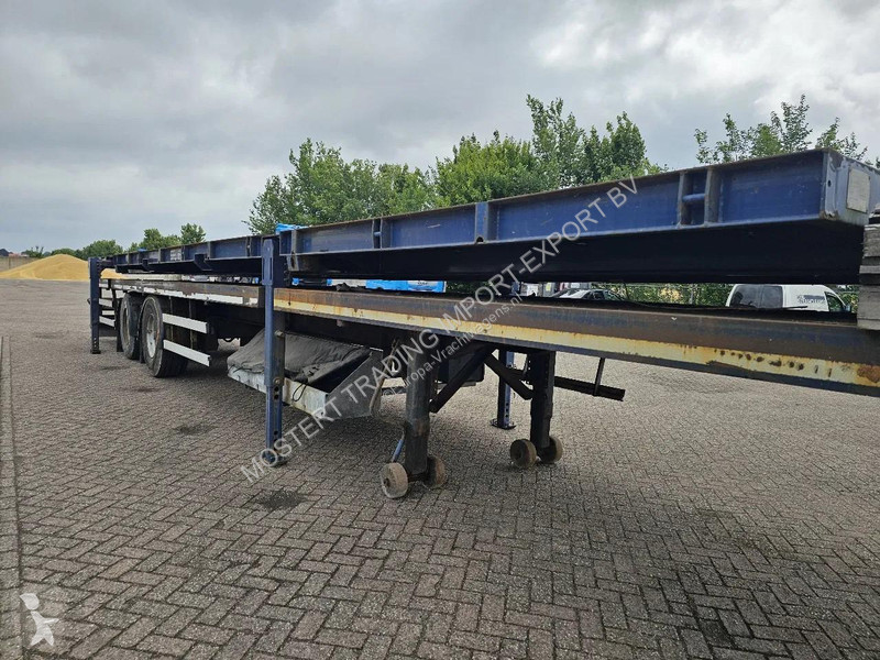 نصف مقطورة  3 Deckers 3 Flatbed Semi-Trailer -...