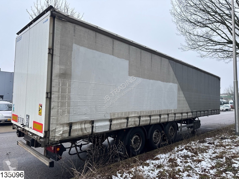 نصف مقطورة Lecitrailer Tautliner Lift axle