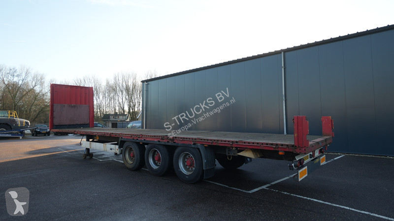نصف مقطورة Krone Flatbed trailer