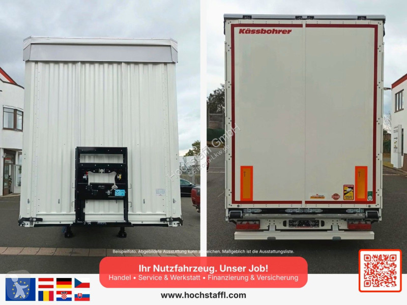 نصف مقطورة Kässbohrer SCA-M Luftfracht Rollenboden
