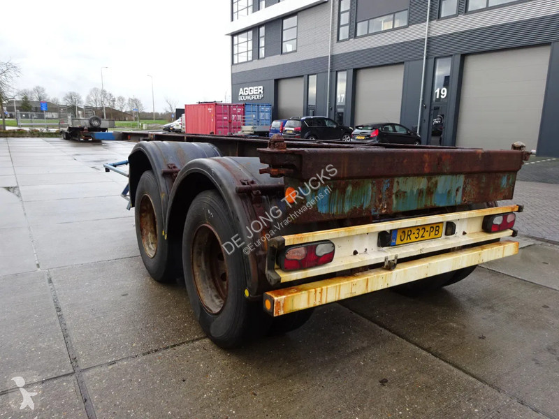 نصف مقطورة Groenewegen 20 FT Chassis / Steel...