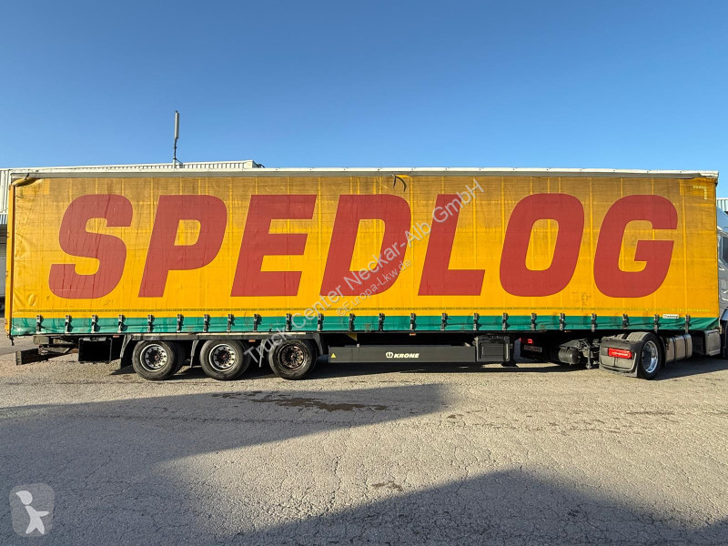 Semi remorque Krone   3Achs MEGA Staplerhalter...