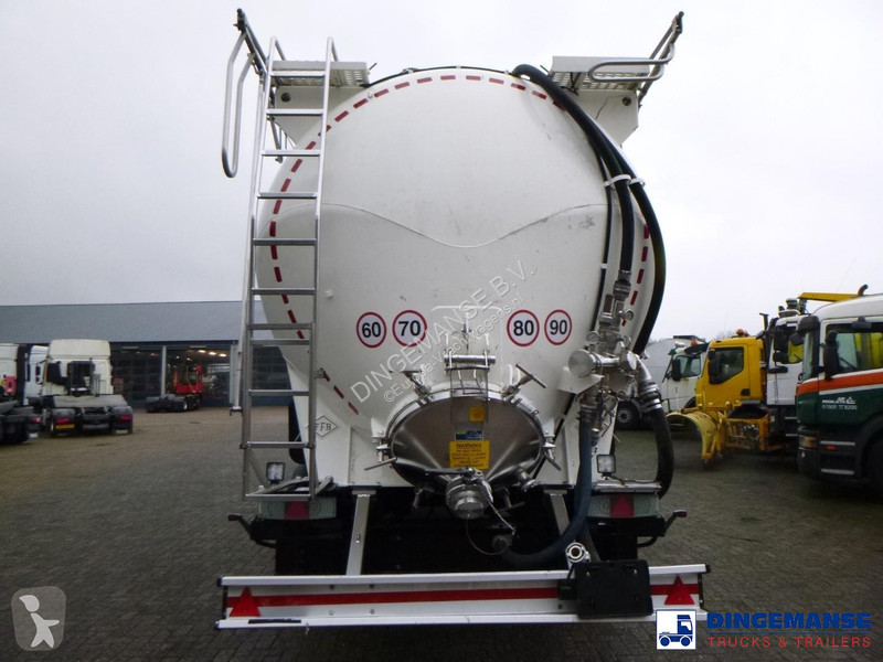 نصف مقطورة Feldbinder Powder tank alu 63 m3...