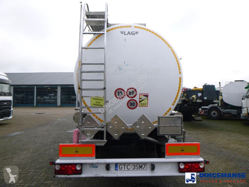 نصف مقطورة Burg Chemical tank inox L4BH 30 m3 /...