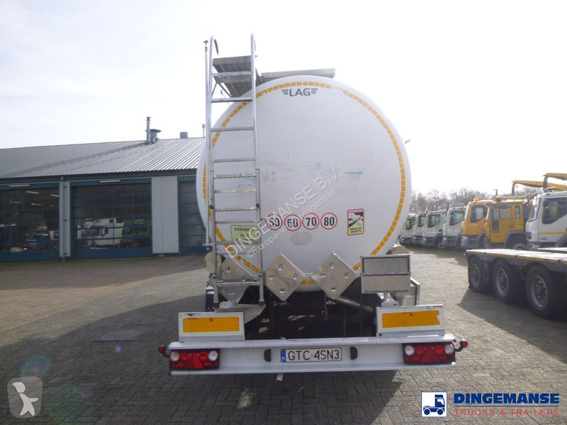 نصف مقطورة Burg Chemical tank inox L4BH 32.5 m3...