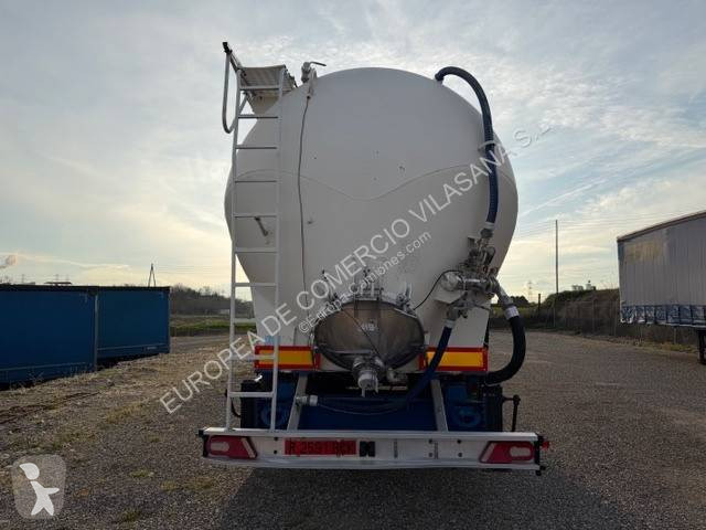 نصف مقطورة Feldbinder cisterna pulverulentos 62m3