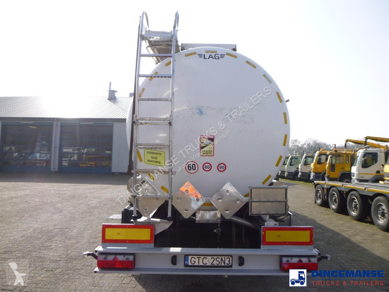 نصف مقطورة Burg Chemical tank inox L4BH 32.5 m3...