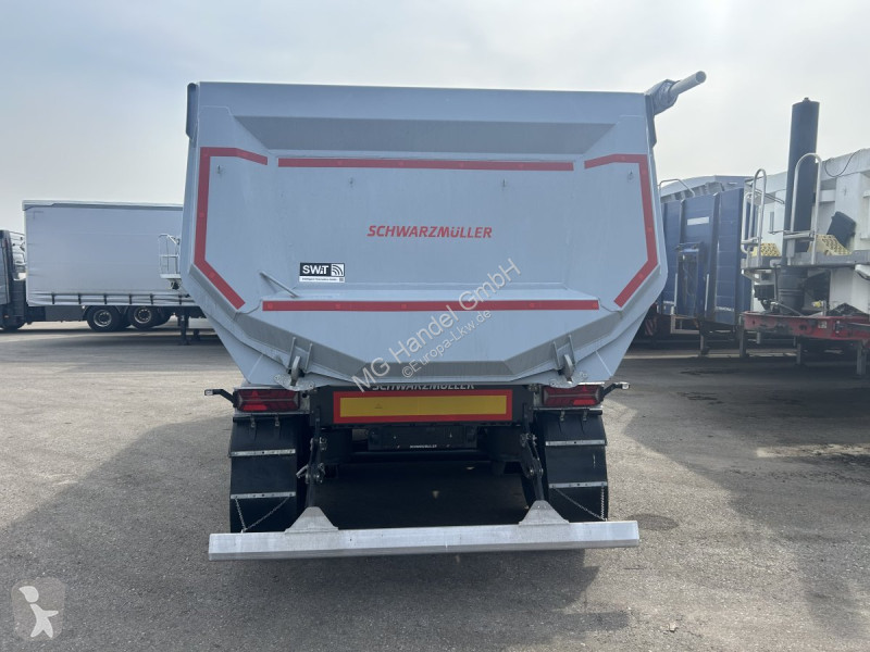 نصف مقطورة Schwarzmüller Stahlrundmulde 25 m³,...