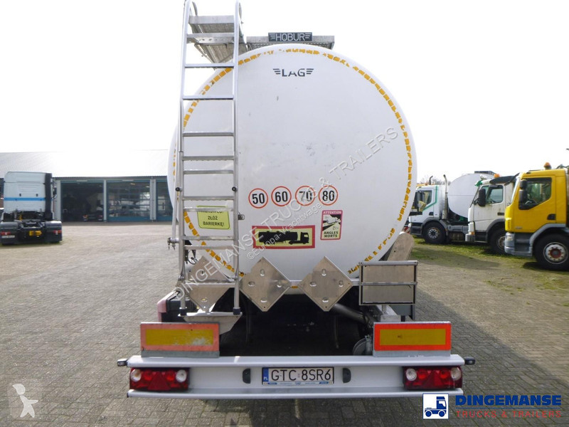 نصف مقطورة Burg Chemical tank inox L4BH 32.5 m3...
