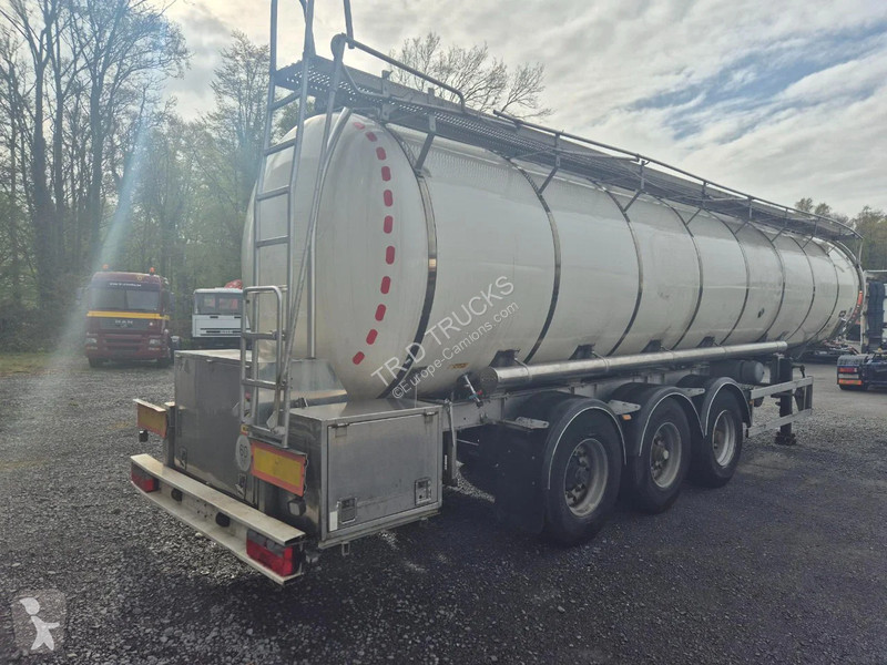 نصف مقطورة Van Hool 26500L INSULATED INOX TANK...