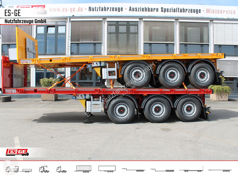 نصف مقطورة ES-GE 3-Achs-Ballastauflieger