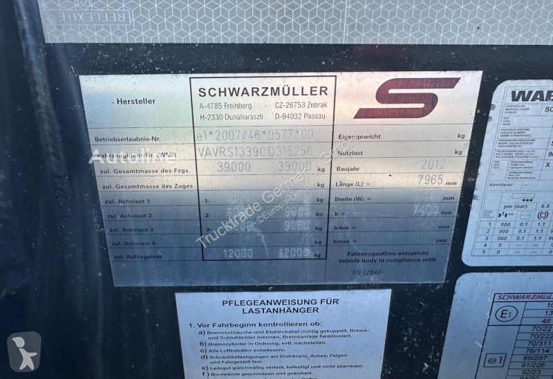 نصف مقطورة Schwarzmüller 663 SPA 3/E