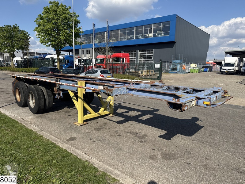 نصف مقطورة Groenewegen Chassis 20 ft,...