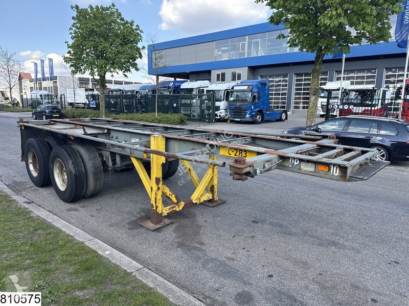 نصف مقطورة Groenewegen Chassis 20 ft,...