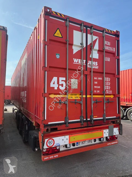 نصف مقطورة LAG O-3-CC 45 ft met container /avec...