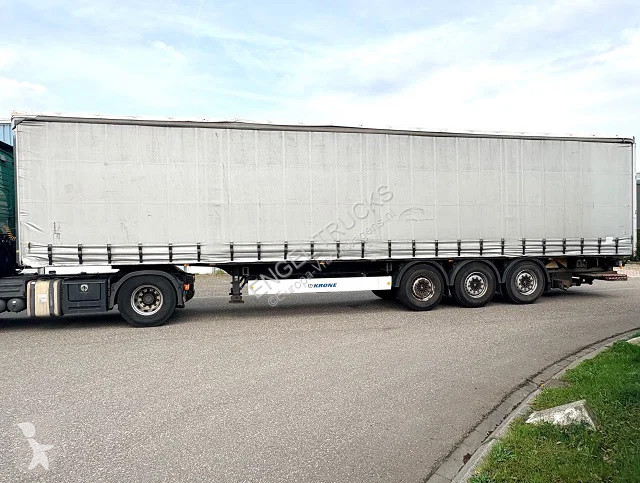 نصف مقطورة Krone N/A  27 CURTAINSIDE (SAF AXLES...