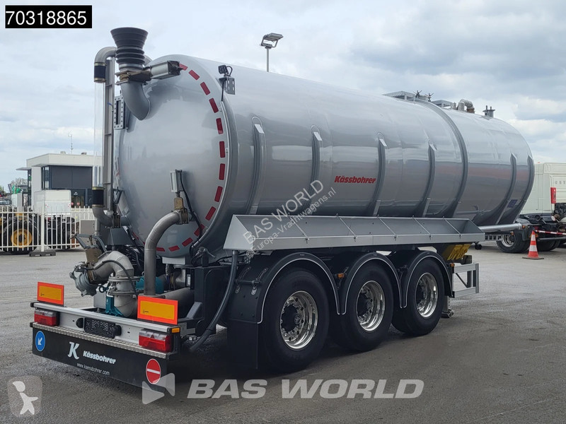 نصف مقطورة Kässbohrer STB 3 axles Gülle Waste...