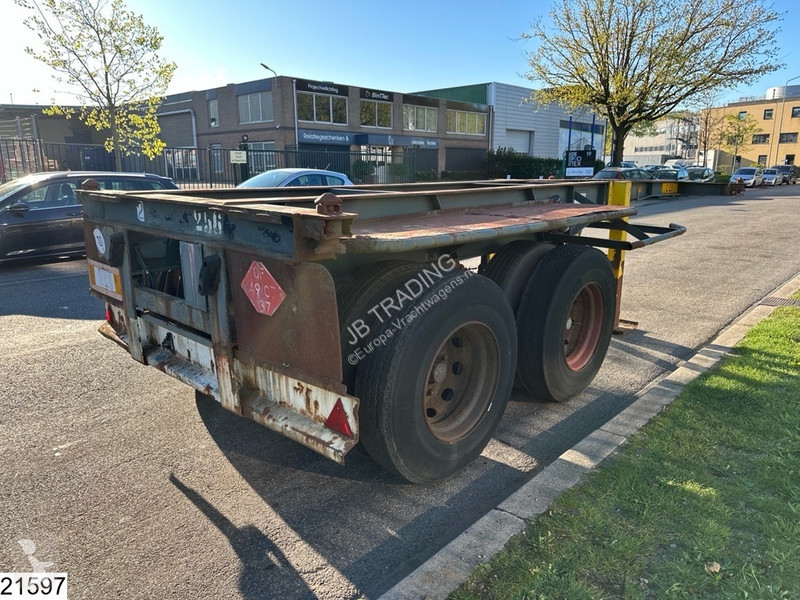 نصف مقطورة Van Hool Chassis 20 ft, Leaf spring