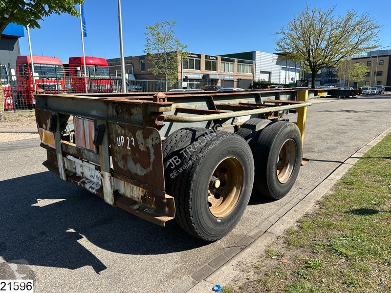 نصف مقطورة Van Hool Chassis 20 FT, Leaf spring
