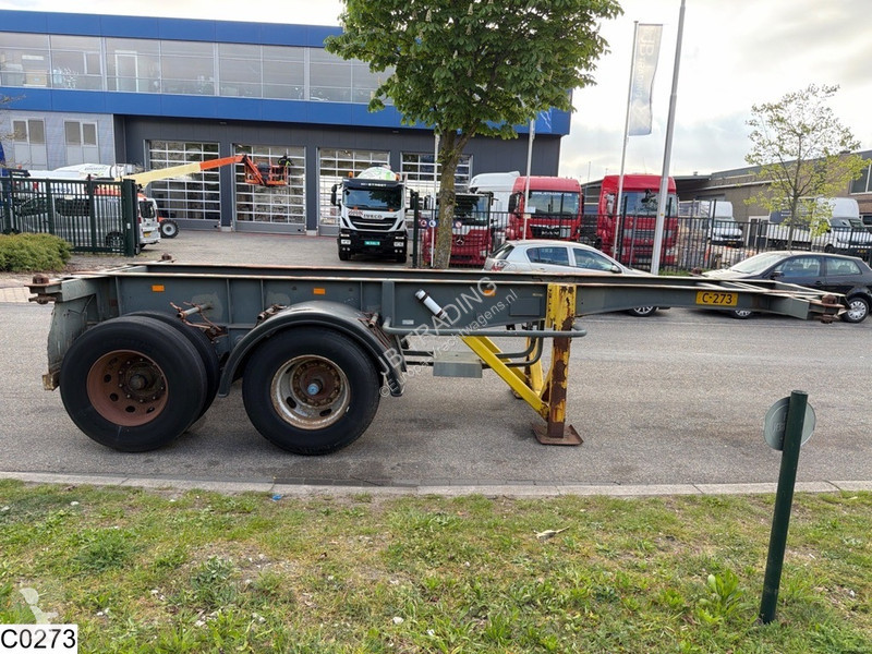 نصف مقطورة Pacton Container 20 FT, Steel spring