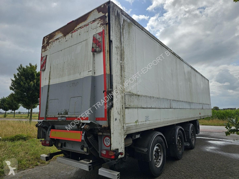 Semi remorque  Closed box - 3x steering axle...